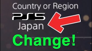 PS5 HOW TO CHANGE COUNTRY & REGION NEW!