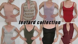 my leotard collection! try on
