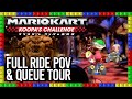 Mario Kart: Koopa's Challenge FULL RIDE WITH AR & QUEUE TOUR - Super Nintendo World