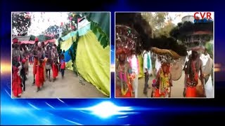 Tribals celebrate Dandari-Gussadi festival | Adilabad District | CVR News