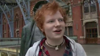Ed Sheeran before he was famous - Street performing