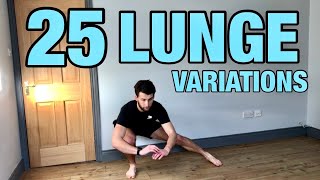 25 BEST LUNGE VARIATIONS - ALL BODYWEIGHT NO EQUIPMENT (BEGINNER TO ADVANCED)