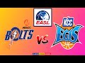 MERALCO BOLTS vs KCC EGIS | 2024-2025 EASL LIVE SCORES