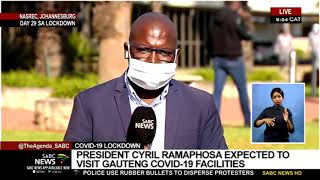 COVID-19 Lockdown | President Cyril Ramaphosa expected to visit Gauteng COVID-19 facilities