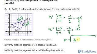 Proving the Triangle Midsegments Theorem