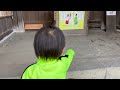 1歳の息子と神社にお参り⛩👏😑