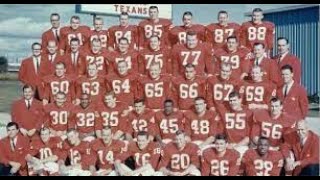 AFL 1962 Season ,Texans on Top Then Gone !!!!