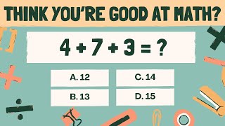 Can you pass this 2nd Grade Math Quiz for kids? | 4.30.25
