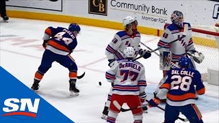 Jean-Gabriel Pageau Scores After Lucky Bounce In Islanders Debut