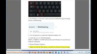 Fix Alt-Tab is not working error in Windows 11/10/8/7/Vista/XP SP3