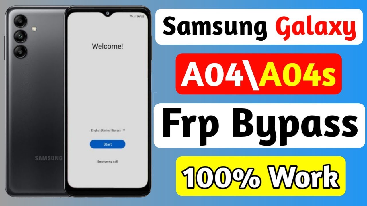 Samsung Galaxy A04s FRP Bypass || Android 12 Without PC || Samsung ...