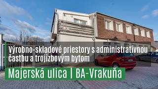 Skladový, administratívny a výrobný areál na predaj vo Vrakuni