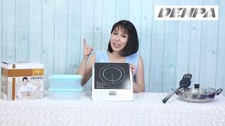 Preview : แกะกล่อง 🍳 DENPA INDUCTION COOKER เตาแม่เหล็กไฟฟ้า🔥 พร้อมของแถมเพียบๆ✨