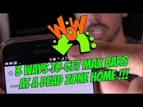 3 FREE WAYS TO INCREASE CELL PHONE SIGNAL IN A DEAD ZONE HOME