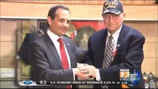 WCIA News - Charles 'Chick' Bruns Legion of Honor presentation