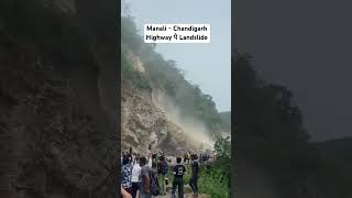 Chandigarh- Manali Highway पे हुई Landslide near mandi !!