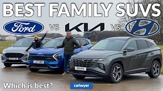 New Kia Sportage vs Hyundai Tucson & Ford Kuga review: which is the best family SUV?