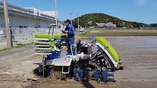 直進旋回アシスト田植機イセキPR6DZの実演会に行ってきた