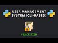 Building a User Management System in Python (Login, Encryption & Error Handling)