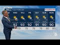 First Alert Weather Forecast for Afternoon of Monday, July, 18, 2022