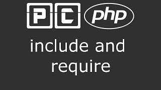 PHP beginners tutorial 41 - include and require
