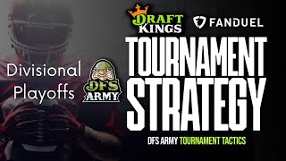 NFL Divisional Round Slate Draftkings and Fanduel GPP Strategy and Picks | Tournament Breakdown