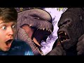Reacting to KONG vs DISTORTUS REX the BATTLE!
