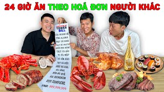 24h Ăn Uống Theo Hóa Đơn Của Người Khác