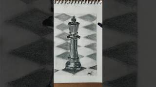 realistic chess drawing #sorts #vairal