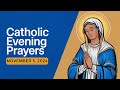 Catholic Evening Prayer - Peaceful Sleep November 5, 2024