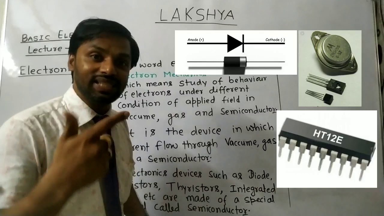 BASIC ELECTRONICS Lecture -2 - YouTube