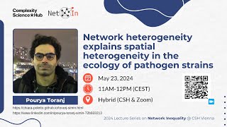 CSH Lecture Series on Network Inequality – with Pourya Toranj