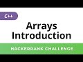 HackerRank Solution: Arrays Introduction in C++