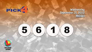 Wisconsin Lottery Midday Draw 09/21/2022