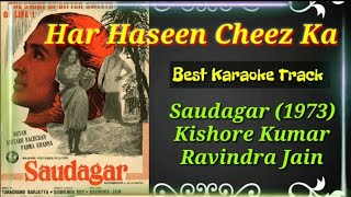 Har Haseen Cheez Ka | Saudagar (1973) | Kishore Kumar | Best Karaoke