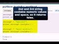PYTHON Tutorial : python isalpha method
