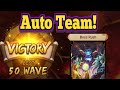 Boss Rush Wave 41-50 With Auto Team! Easy Clear! - Summoners War