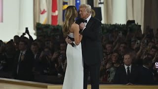 VIDEO | President Trump dances with Melania at the Commander-In-Chief ball