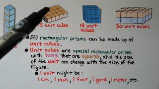 5th Grade Math 11.5, Unit Cubes \u0026 Solid Figures