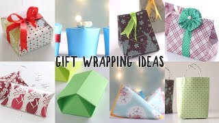 8 Easy Gift Wrapping Ideas | Paper Craft | Ventuno Art