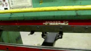 Wysong Mechanical Press Brake with Autobend 6 Backgauge