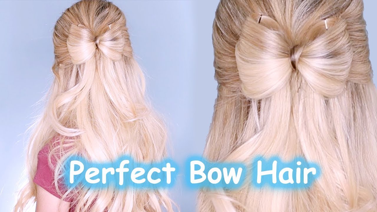 Bow Made Of Hair Tutorial