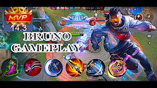 BRUNO SAVAGE !! TOP 1 GLOBAL BIULD | BRUNO GAMEPLAY |