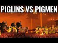 Minecraft - PIGLINS VS PIGMEN | Part 1