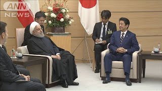 自衛隊中東派遣に理解　総理説明にイラン大統領(19/12/21)