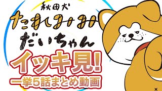 【イッキ見！エピソード】アニメ【秋田犬たれみみだいちゃんシーズン3】