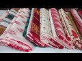 Pure Odisha handloom sambalpuri cotton sarees | White with red color ♥️  cotton sarees collection