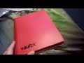 vault x 4 pocket binder unboxing the best 10$ binder.