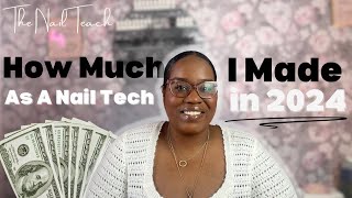 HOW MUCH I MADE AS A NAIL TECH | Getting into my finances as a part time tech