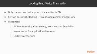 Google Cloud Spanner Essentials : Reads and Transactions | packtpub.com